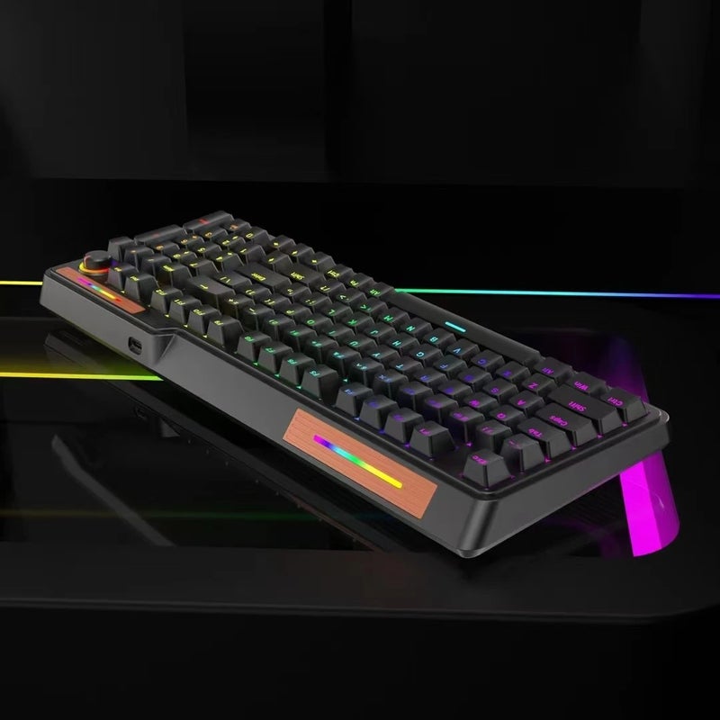 Bluejw 96-Key Wired/Wireless Mechanical Gaming Keyboard Combo with Mouse - Compact Layout for Laptop PC Gamers - Image 4